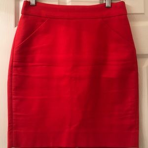 J.CREW THE PENCIL SKIRT SIZE 2P.